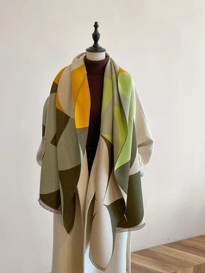 Eleganter Schal Damen Kaschmir Soft