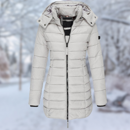 Elegant Wintermantel Mittellang Damen