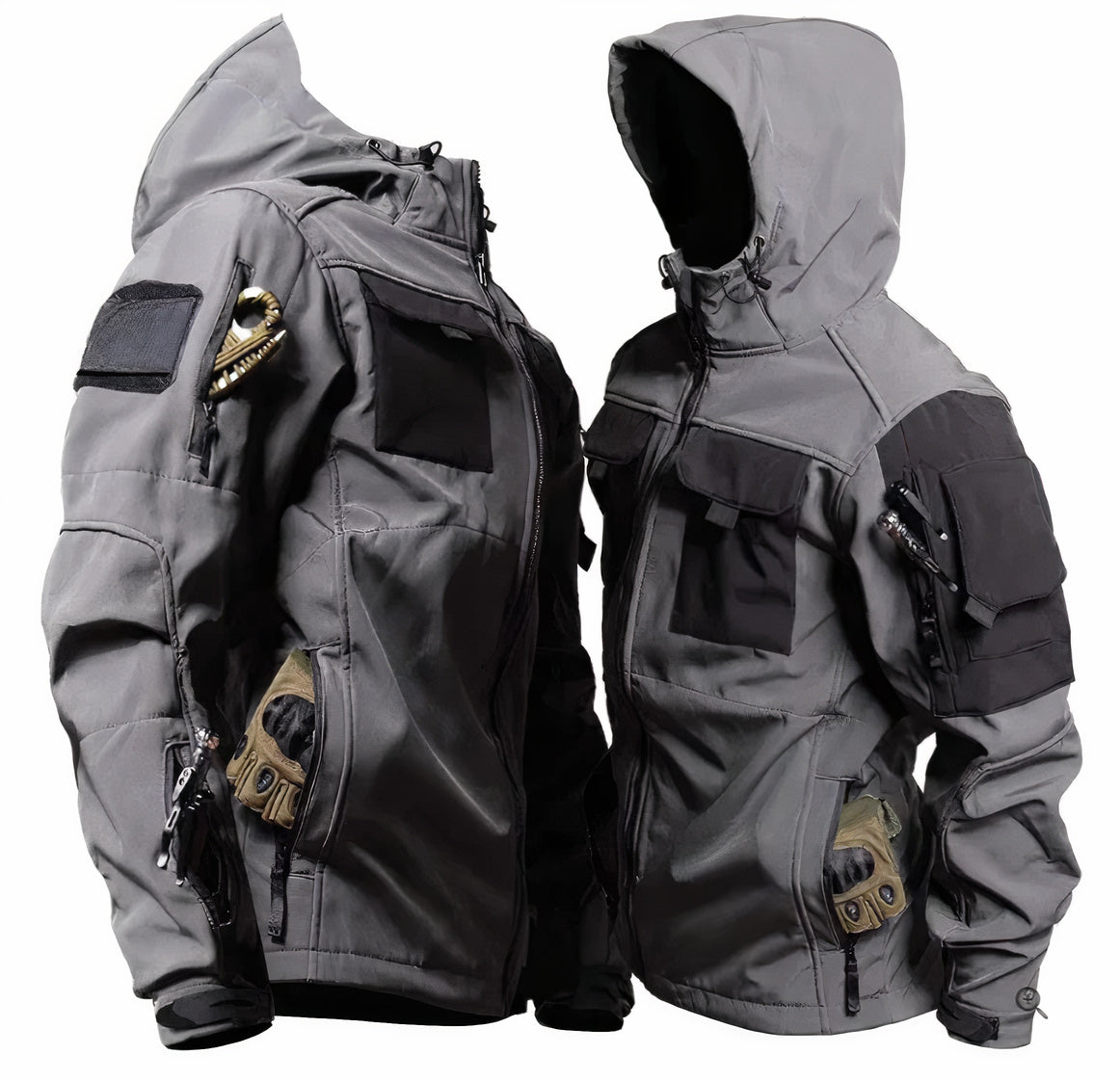 Taktische Outdoor-Jacke Kapuze Herren