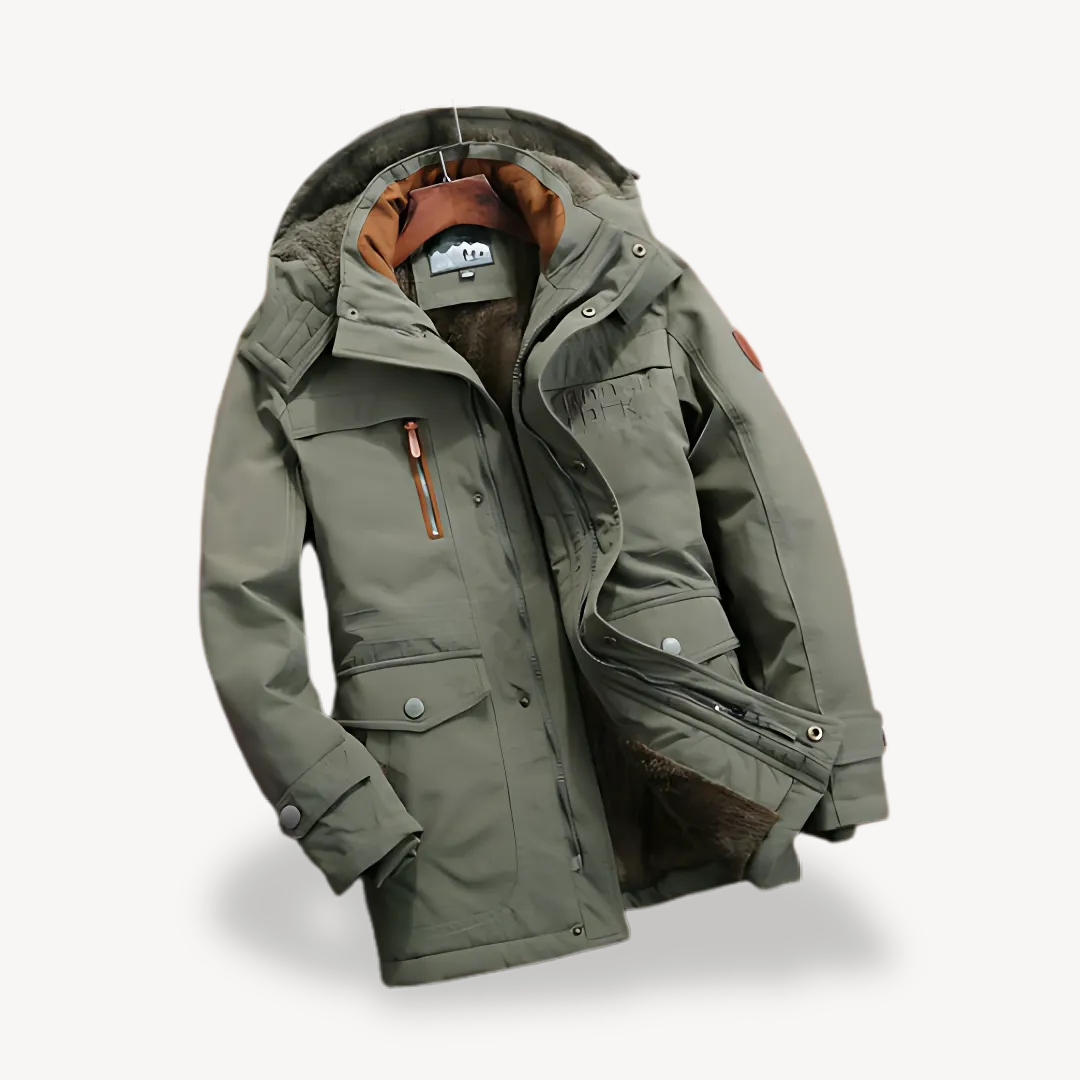 Warme Winterjacke Fleece Innenfutter Damen