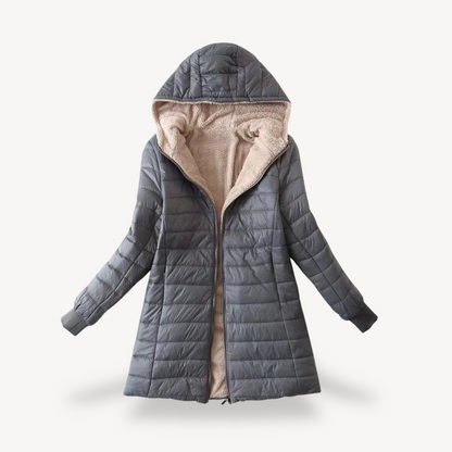 Damen Winterjacke Sherpa Gefüttert Wärme