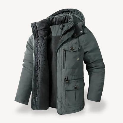 Herren Winterjacke Robust Fleece Isolierung