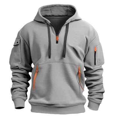 Stilvoller Herren Pullover Kapuze Modern