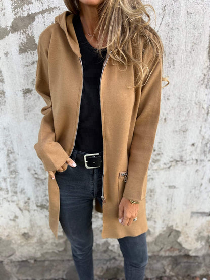Damenjacke Mit Kapuze Modern