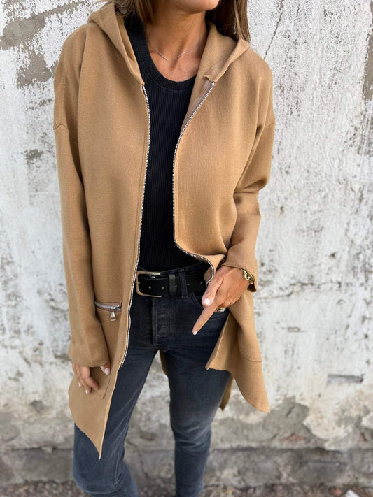 Damenjacke Mit Kapuze Modern - IdealeKleiden