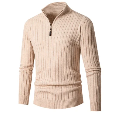 Herren Pullover Halbzipper Sportlich