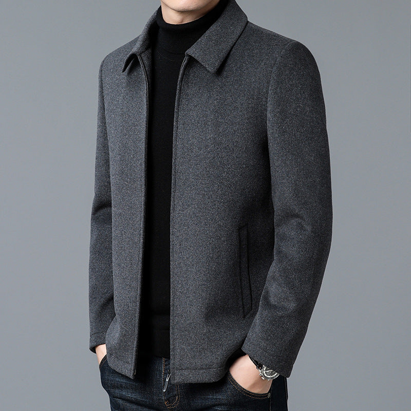 Elegante Wolljacke Winterwarm Damen - IdealeKleiden
