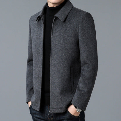 Elegante Wolljacke Winterwarm Damen - IdealeKleiden