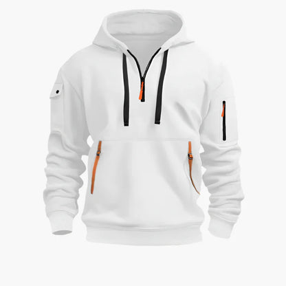 Praktischer Hoodie Reißverschluss Sportlich