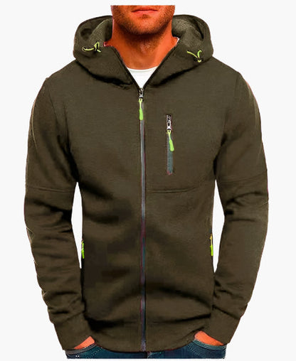 Kapuzenjacke Sportlich Modern - Komfortabler Hoodie mit Reißverschluss