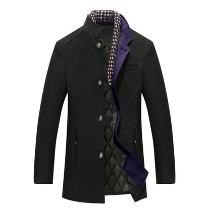 Klassischer Wintermantel Damen Elegant und Warm