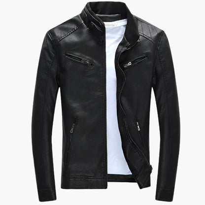 Stylische Lederjacke Modern Freizeit