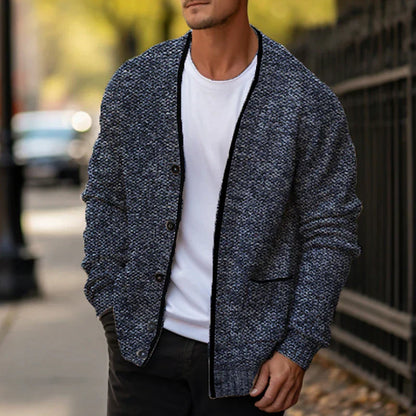 CALVIN - Eleganter Herren Wollpullover Italienisch Modern