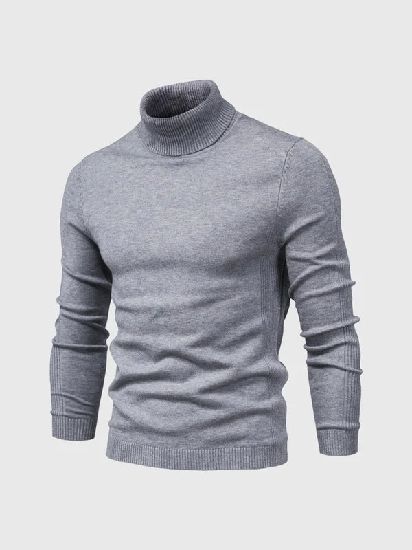 Eleganter Rollkragenpullover Feinstrick Qualität