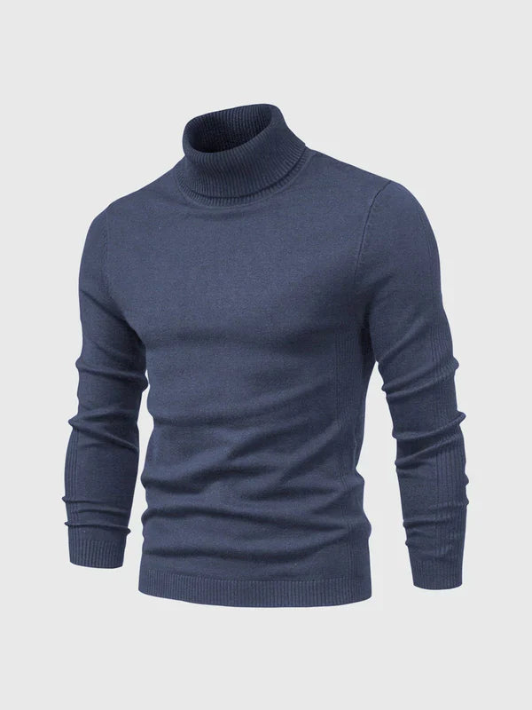 Eleganter Rollkragenpullover Feinstrick Qualität