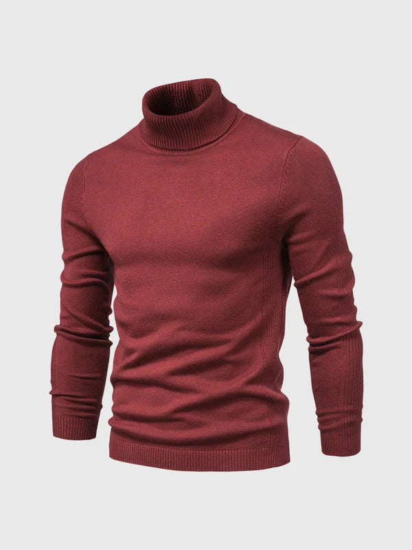 Eleganter Rollkragenpullover Feinstrick Qualität