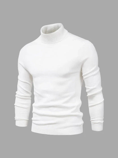 Eleganter Rollkragenpullover Feinstrick Qualität - IdealeKleiden