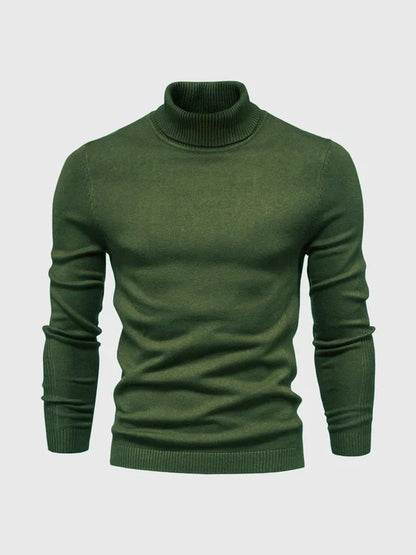 Eleganter Rollkragenpullover Feinstrick Qualität