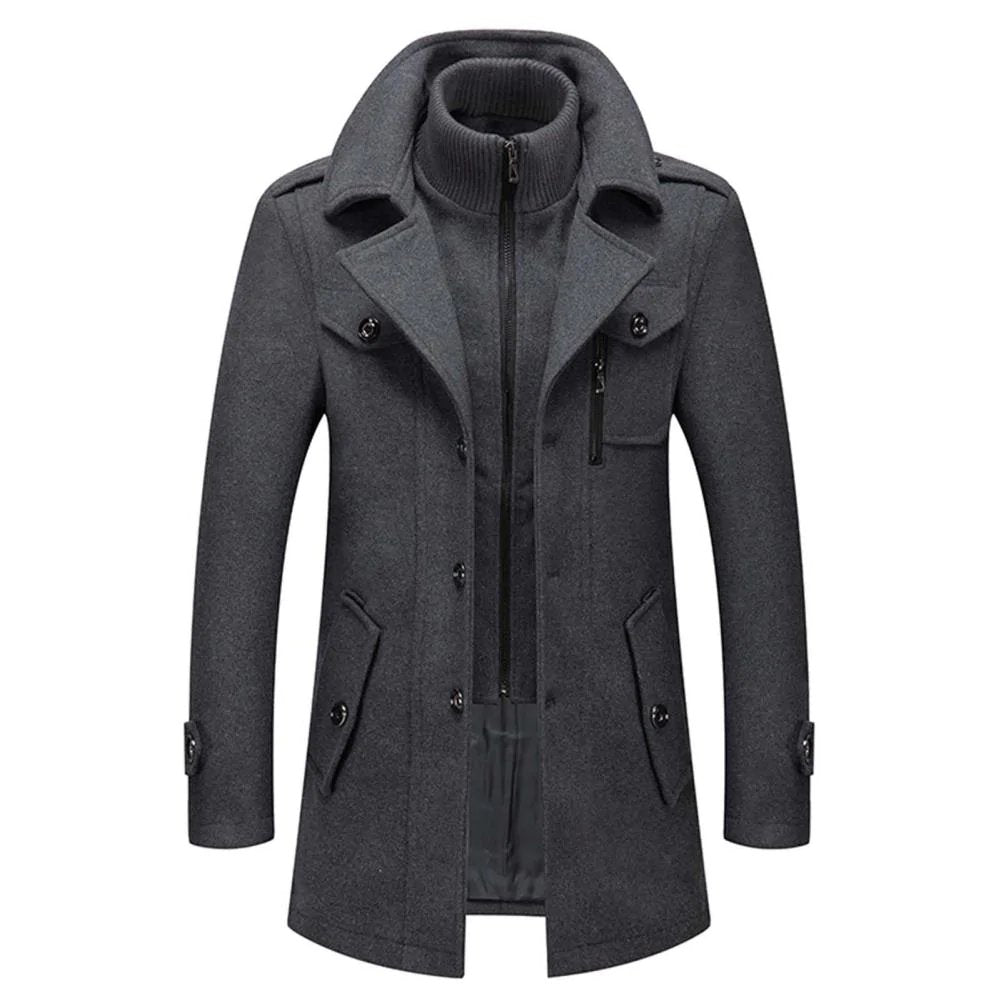 Stilvoller Zweiteiler Mantel Damen