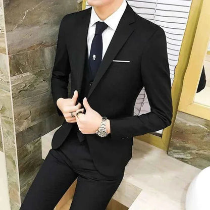 Herren Zwei-Teil-Anzug Slim Fit