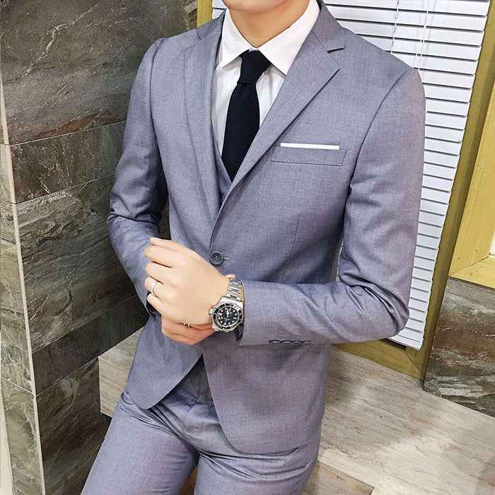 Herren Zwei-Teil-Anzug Slim Fit - IdealeKleiden