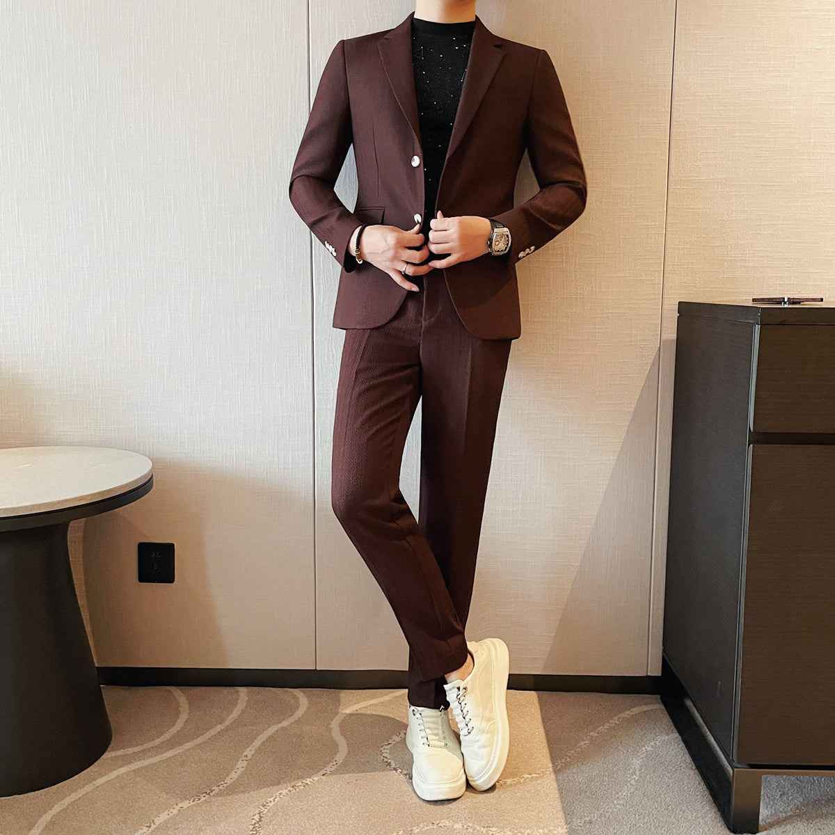 Herren Anzug Modern Slimline Design