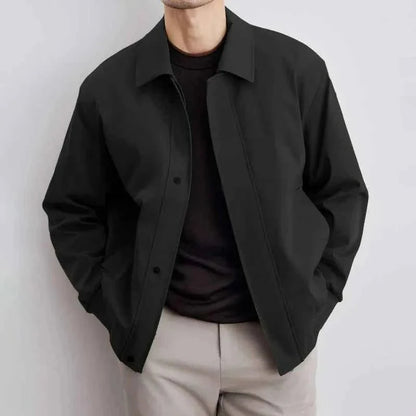 Herren Leder Bomberjacke Modern