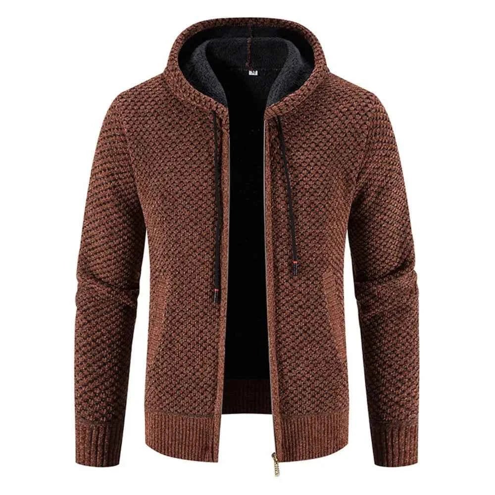 Herren Hoodie Sportlich Grau