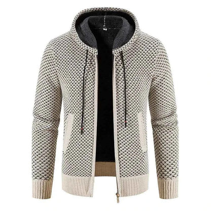 Herren Hoodie Sportlich Grau - IdealeKleiden