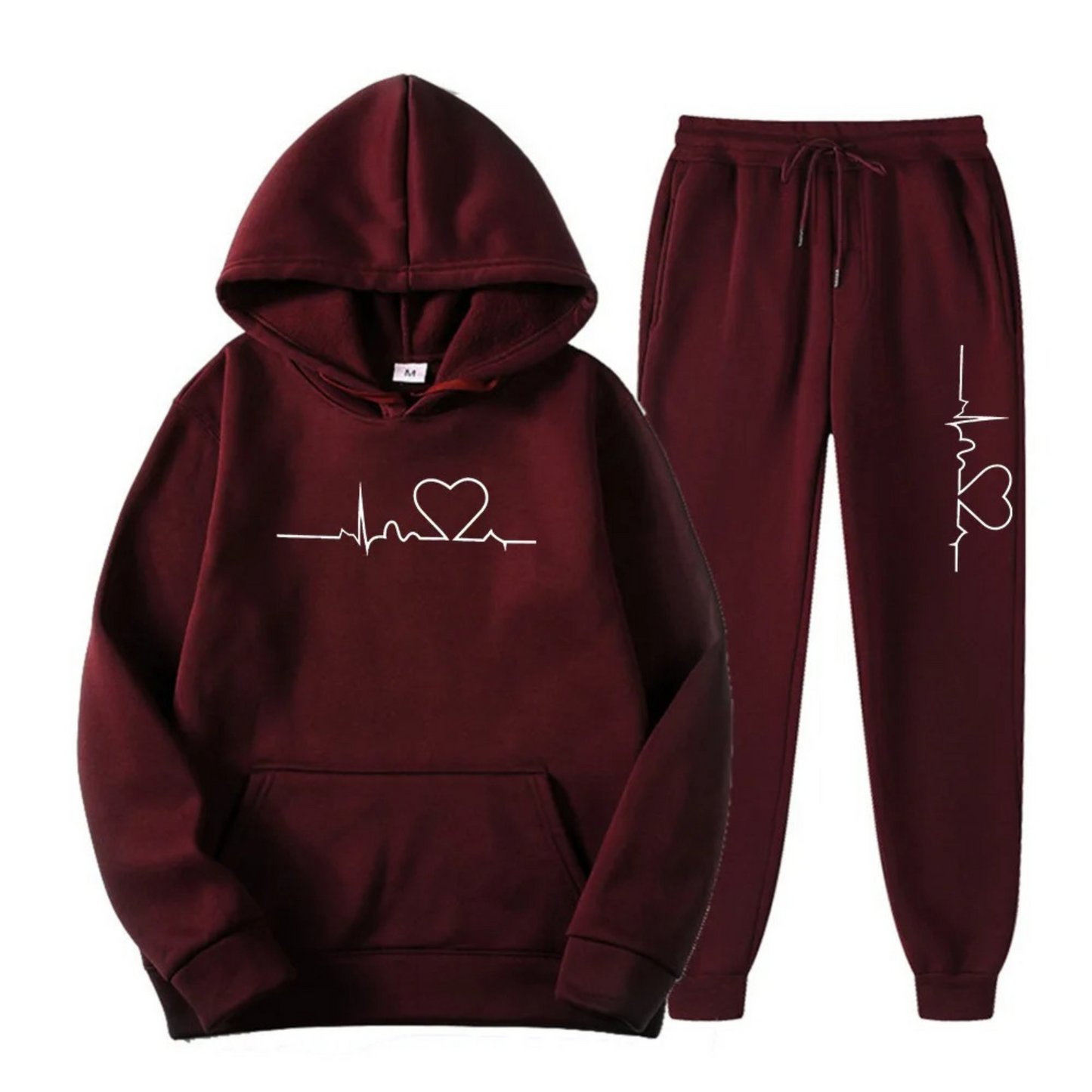 Damen Sportanzug Kapuzenpullover Set mit Logo