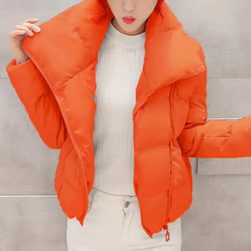 Stylische Winterjacke Damen Warm Poliert