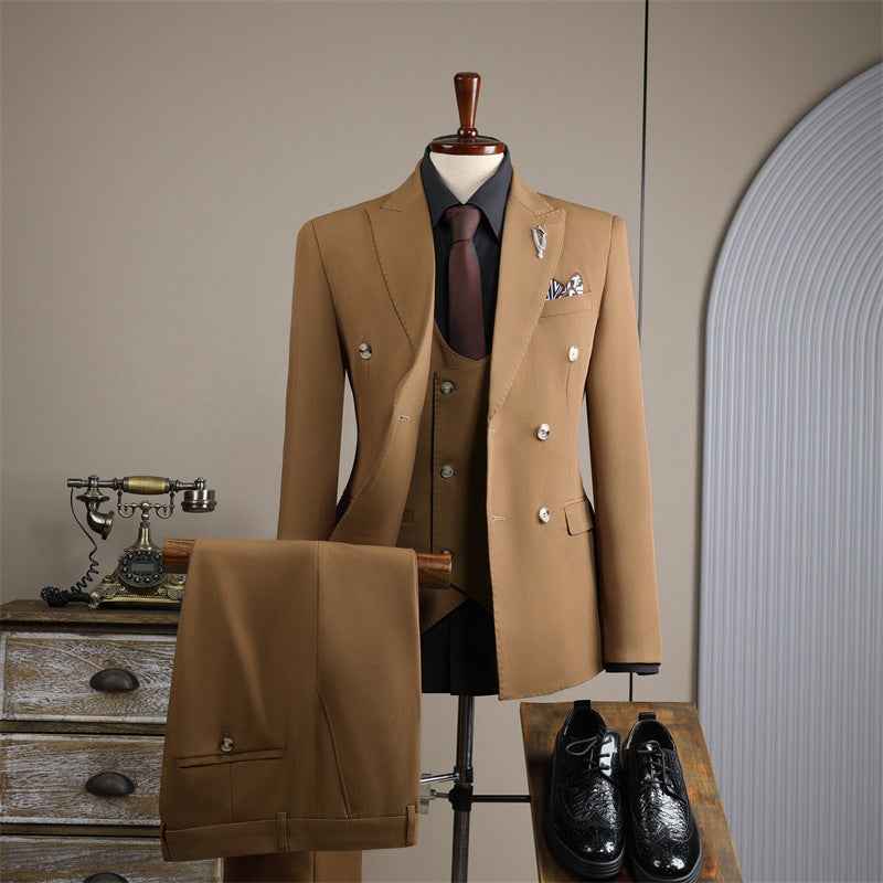 Hochzeitsanzug Herren Elegant Schwarz - IdealeKleiden