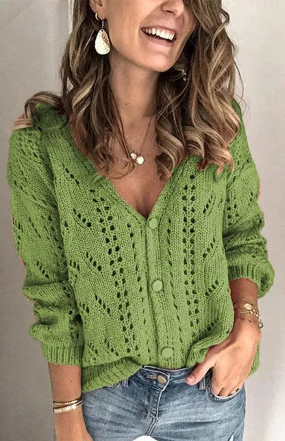 Damenschal Strickjacke Moderne Frauenpullover