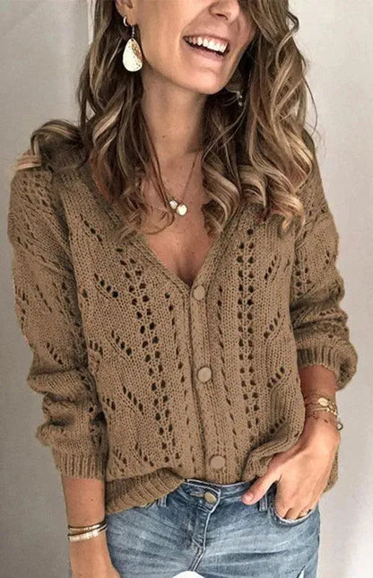 Damenschal Strickjacke Moderne Frauenpullover