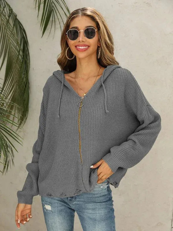 Frauen Strickpullover Warm Bequem
