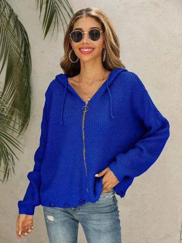 Frauen Strickpullover Warm Bequem