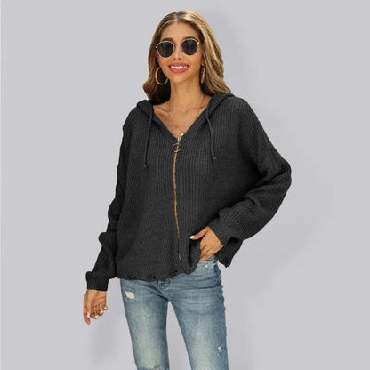 Frauen Strickpullover Warm Bequem