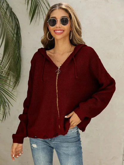 Frauen Strickpullover Warm Bequem