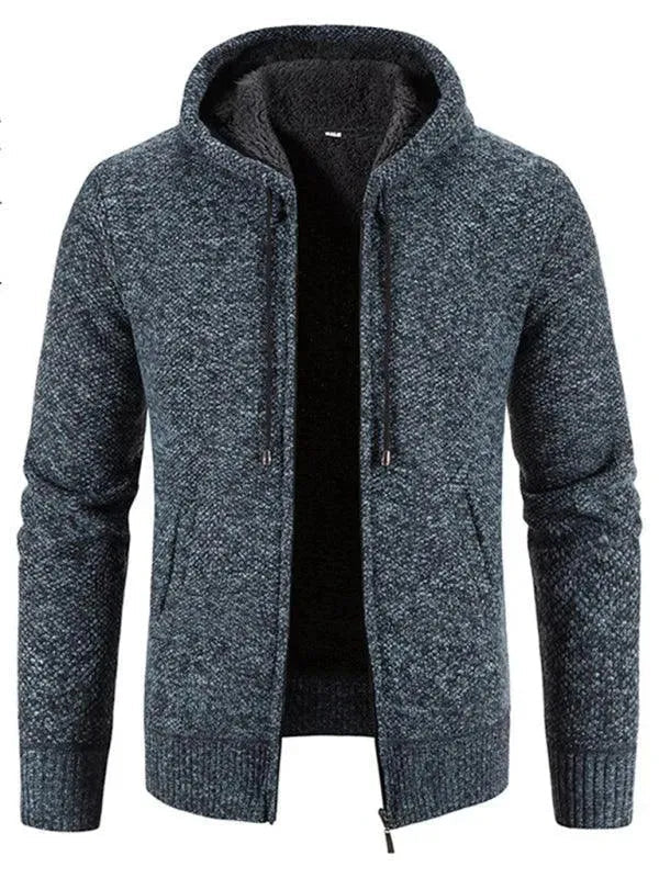 Herren Strickjacke Pullover Modern Zipper