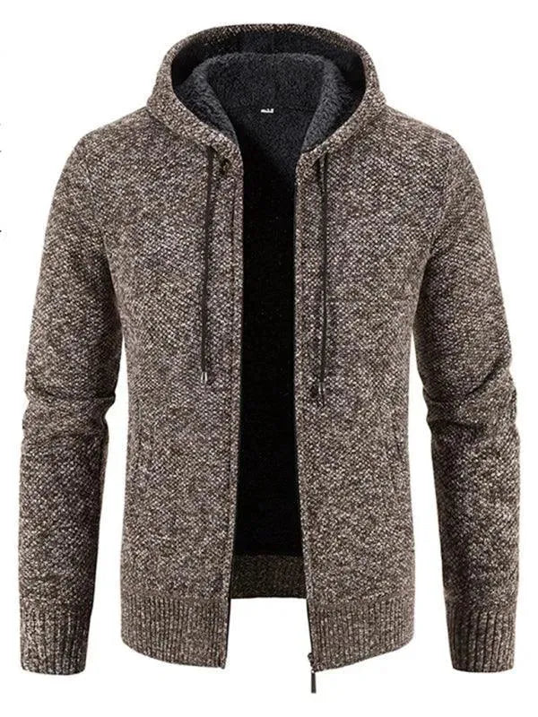 Herren Strickjacke Pullover Modern Zipper