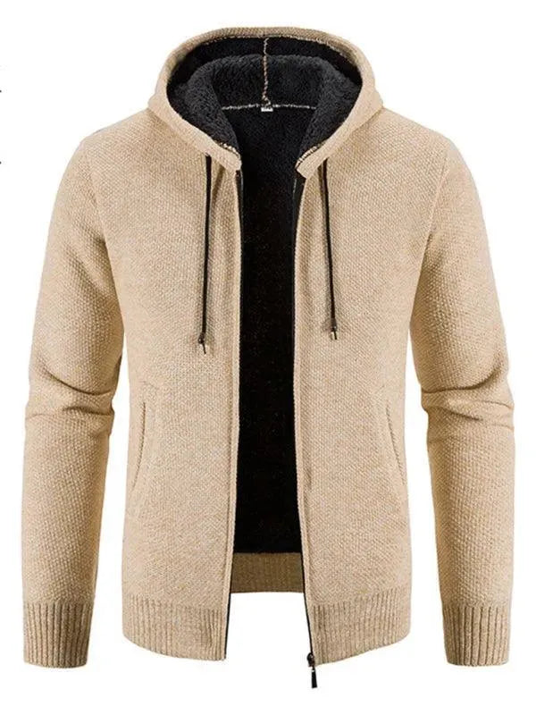 Herren Strickjacke Pullover Modern Zipper