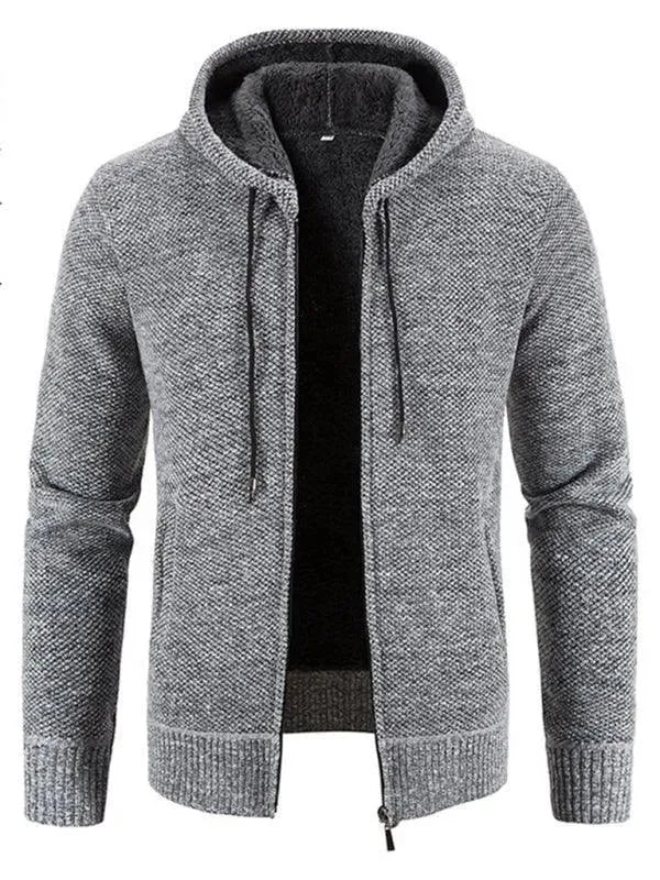 Herren Strickjacke Pullover Modern Zipper