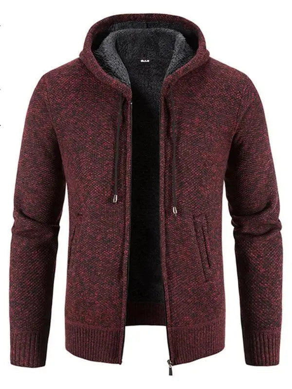 Herren Strickjacke Pullover Modern Zipper