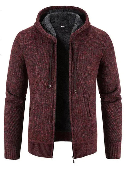 Herren Strickjacke Pullover Modern Zipper