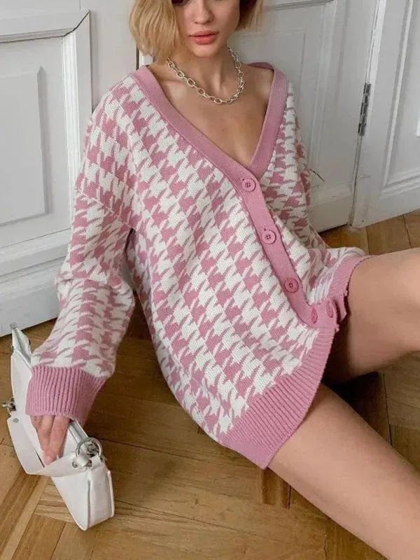 Weiche Strickjacke Damen Pullover Komfort