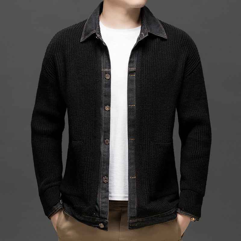 Herren Strickjacke Warm Modern