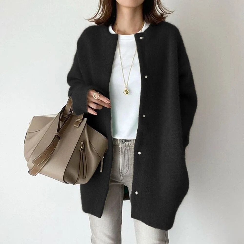 Elegante Damenstrickjacke Beige