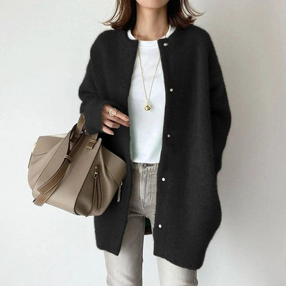 Elegante Damenstrickjacke Beige