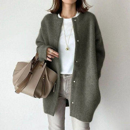 Elegante Damenstrickjacke Beige