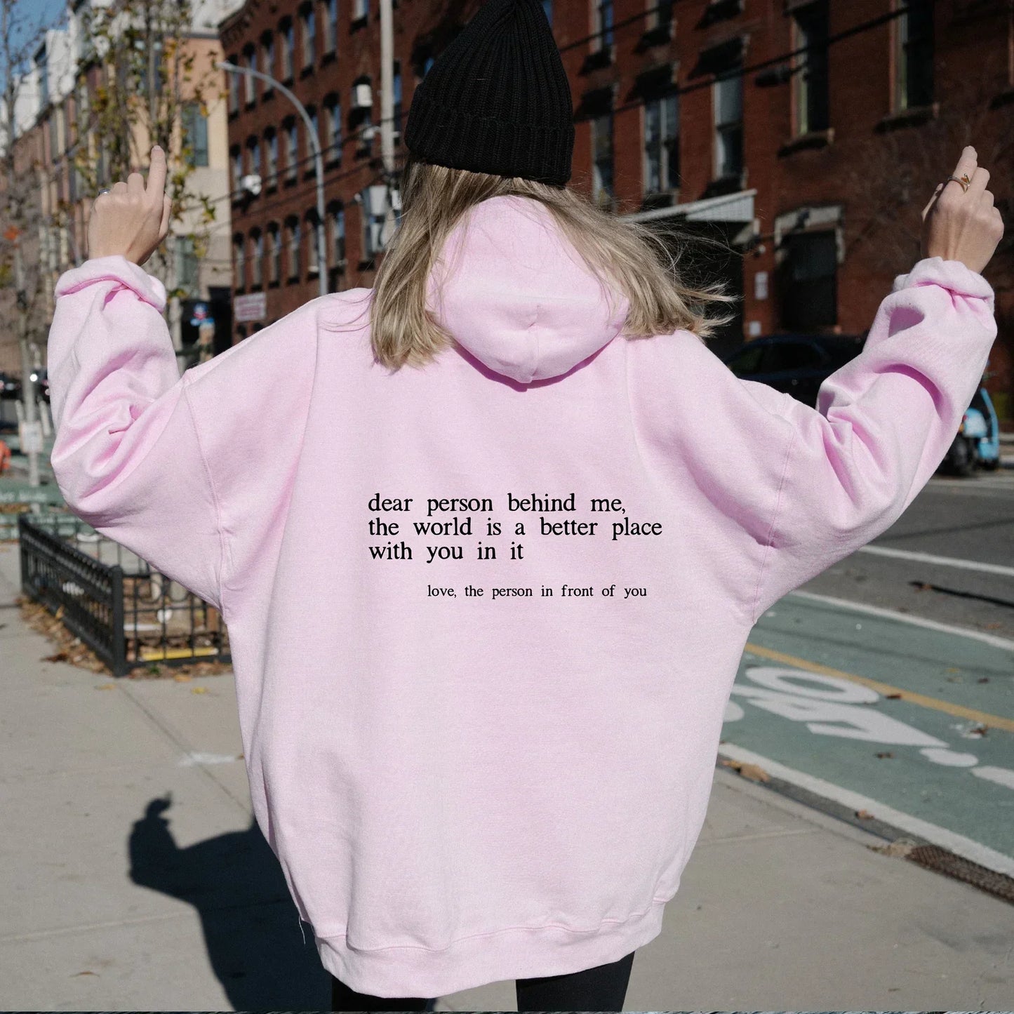 Modischer Hoodie mit Schriftzug Trendy Design